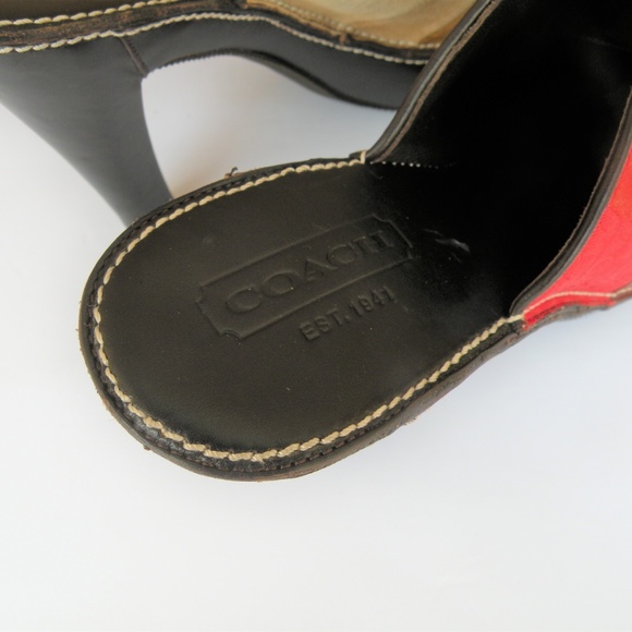 COACH PATCHWORK SANDALS SIZE 6 B - Picture 4 of 6